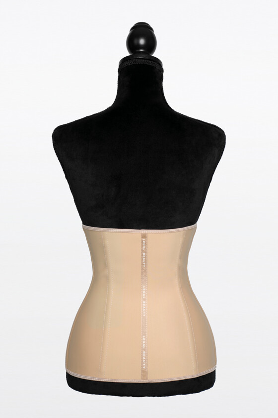 Paris long torso - Waist Trainer - Toffee cream - 3XS