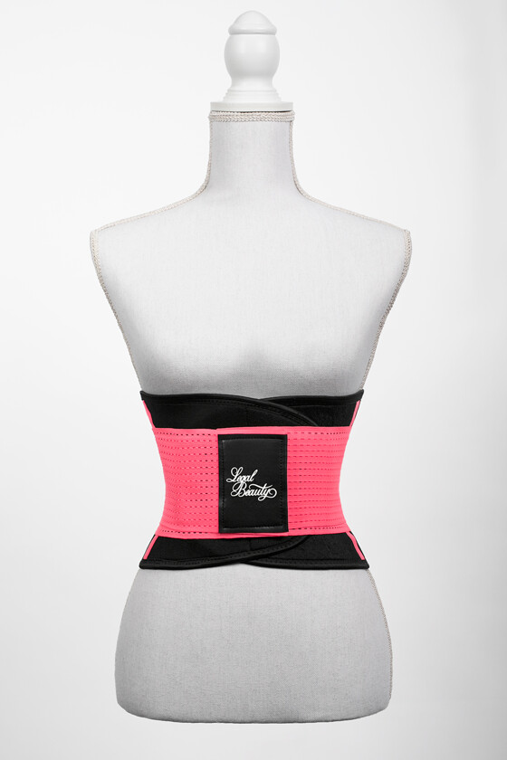 London - Sports Belt with Extra Waistband - Neon pink - S