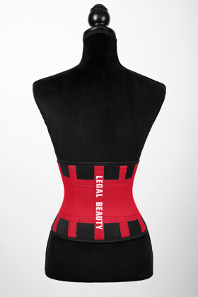 London - Sports Belt with Extra Waistband - Racing red - S