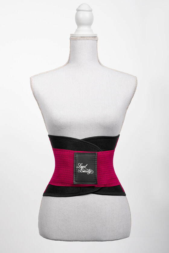 London - Sports Belt with Extra Waistband - Ruby red - XXL