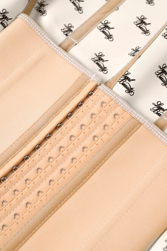 New York - Zipper Waist Trainer Vest - Toffee cream - XS