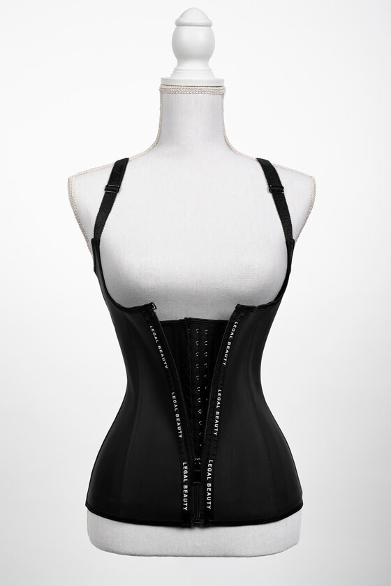 New York - Zipper Waist Trainer Vest - Jet black - XXS