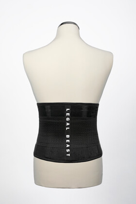 Legal Beast Men London - Sports Belt with Extra Waistband - Phantom black - S