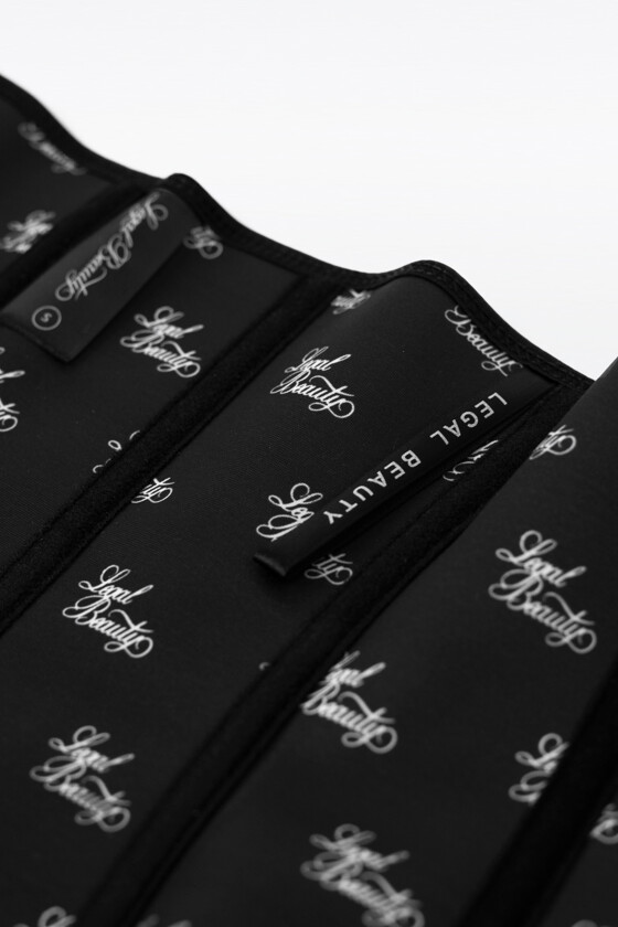 Los Angeles long torso - Waist Trainer with Waistband - Jet black - 3XS