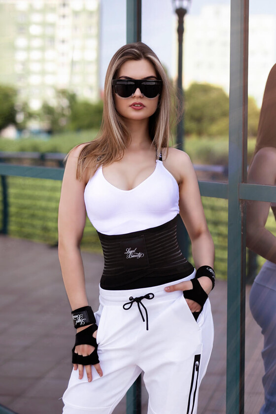 Berlin - Sports Belt with Extra Waistband - Jet black - XXL