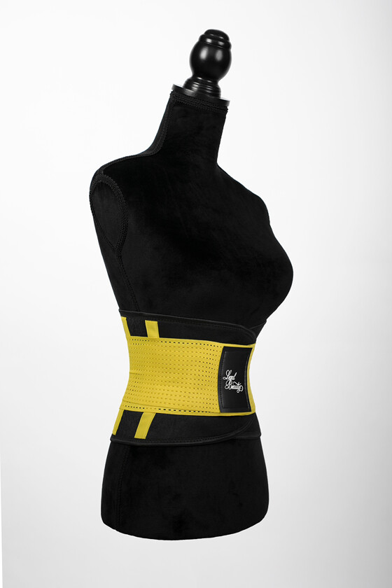 London - Sports Belt with Extra Waistband - Bumblebee yellow - XL