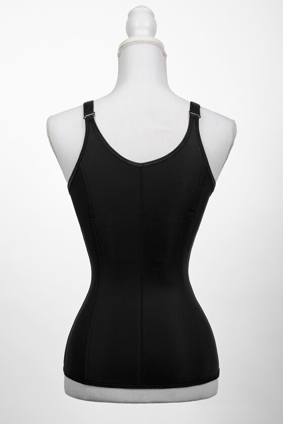 Barcelona - Zipper Neoprene Waist Trainer Vest - Jet black - S