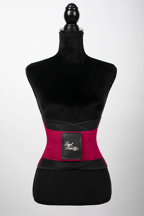 London - Sports Belt with Extra Waistband - Ruby red - XXL