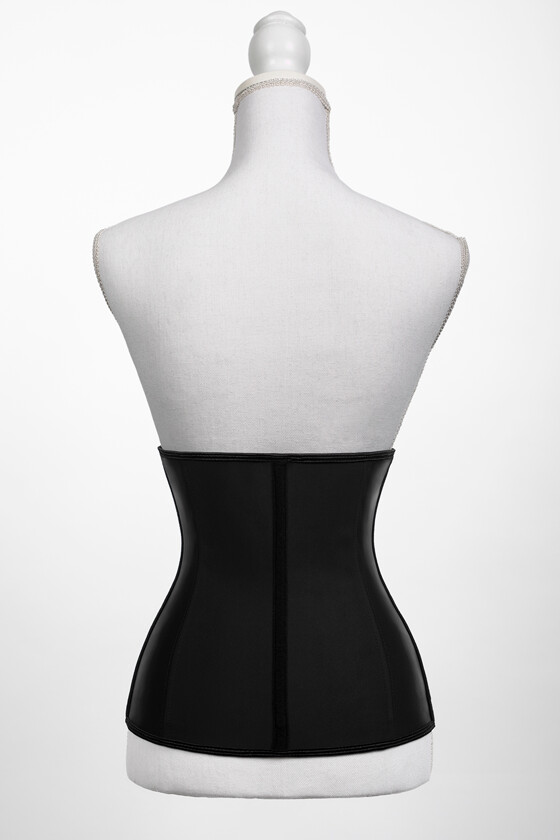 Milan - Large Hooks Waist Trainer - Jet black - XXS