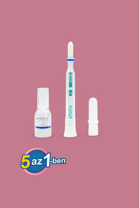 ECOTEST 5 az 1-ben COVID-19 & influenza A+B & RSV & Adenovírus Ag kombinált, orrlyukas, egylépéses, automata tollteszt - 1 db tesztkészlet (orrlyukas) - Lejárati idő: 2025-12-31 - 1 db