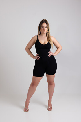 Shapewear jumpsuit - Black - 2XL/3XL