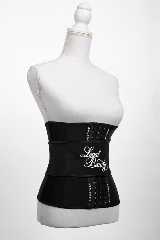 Los Angeles - Waist Trainer with Waistband - Jet black - 3XS