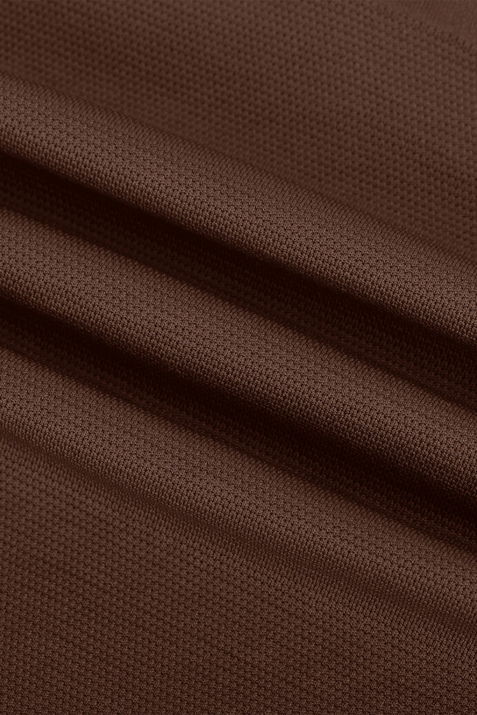 No. 47 - Hosszú ujjú alakformáló body normál alsóval - Chocolate brown - 3XL