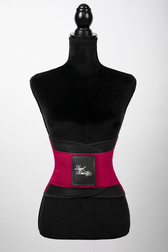 London - Sports Belt with Extra Waistband - Ruby red - M