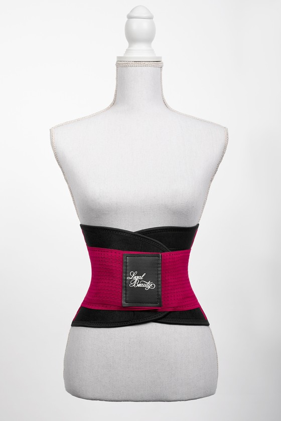 London - Sports Belt with Extra Waistband - Ruby red - L