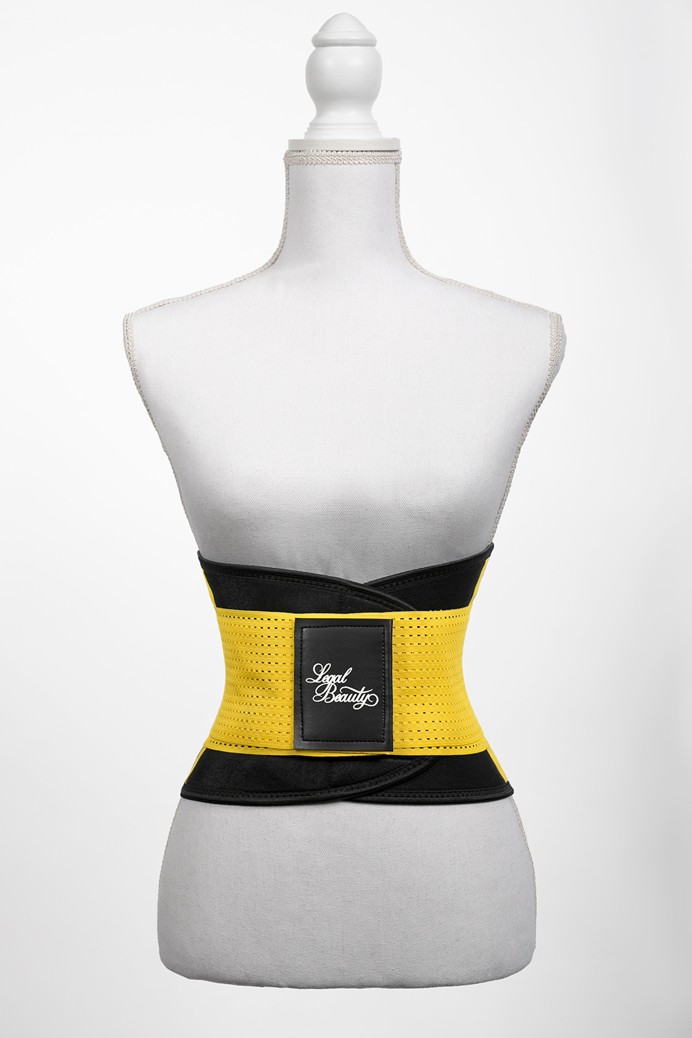 London - Sports Belt with Extra Waistband - Bumblebee yellow - XXL