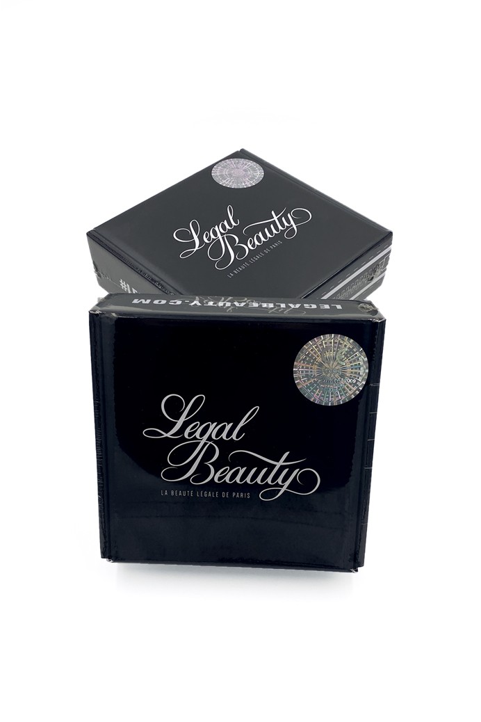Legal Beauty KN95/FFP2 7 rétegű arcmaszk - Legal Beauty Arcmaszk - 5 db - Karbonfekete - Szelep nélküli