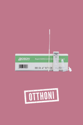 Boson SARS-CoV-2 készlet Ag orrlyukpálcás gyorsteszt otthoni felhasználásra - 1 db tesztkészlet (orrlyukpálcás) - Lejárati idő: 2026-03-05