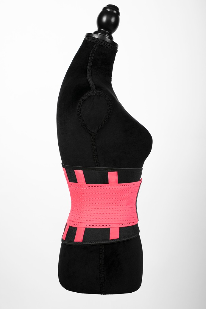 London - Sports Belt with Extra Waistband - Neon pink - XXL