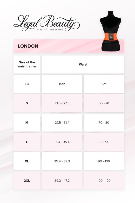 London - Sports Belt with Extra Waistband - Neon orange - XL