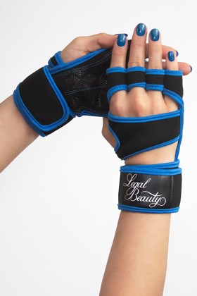 Women's sports gloves - Sky blue