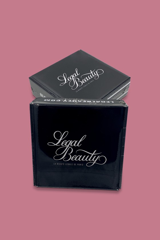 Legal Beauty FFP3 7-rétegű maszk (CE 0370) - FFP3 maszk - 5 db - Fekete - Szelep nélküli