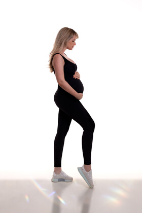 No. 28 - Maternity jumpsuit - Jet black - XS/S