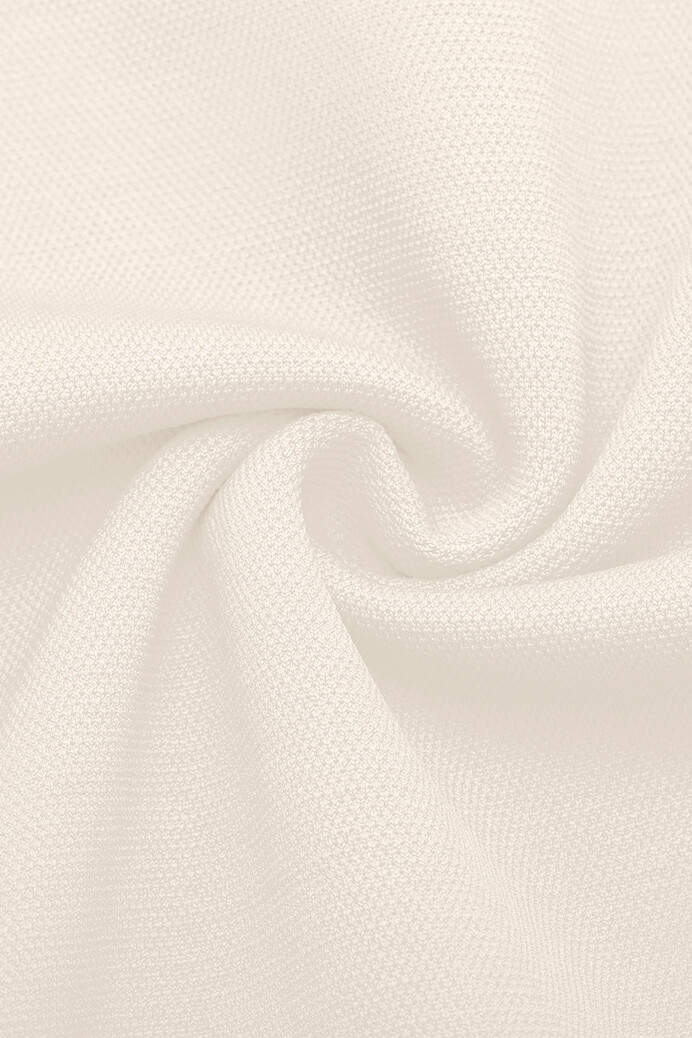 No. 48 - Hosszú ujjú felső mély dekoltázzsal - Törtfehér - XL