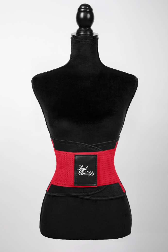 London - Sports Belt with Extra Waistband - Racing red - XS