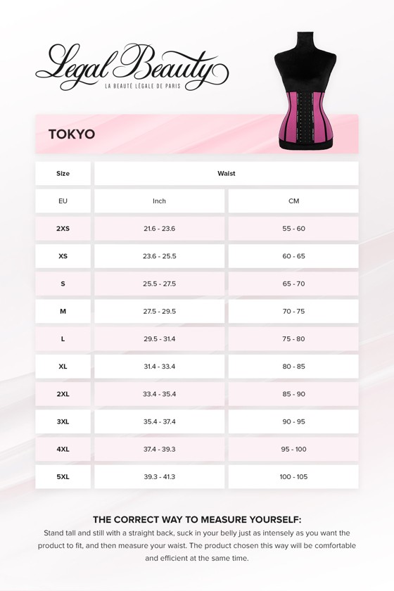 Tokyo - Breathable Waist Trainer - Super pink - XXS