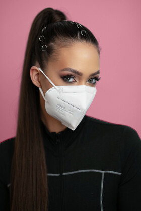 Legal Beauty FFP3 7-layer mask (CE 0370) - White - Without valve