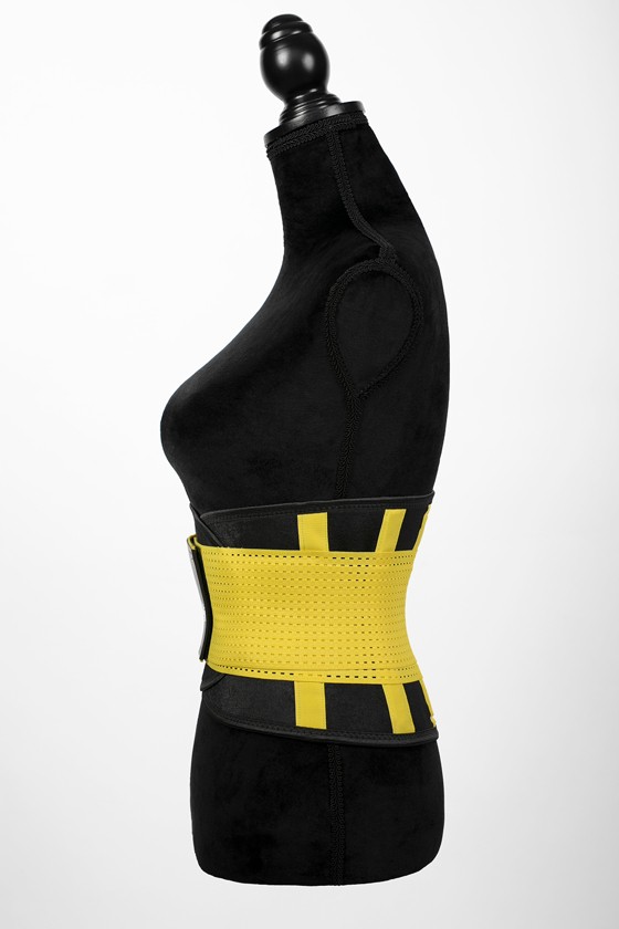 London - Sports Belt with Extra Waistband - Bumblebee yellow - XXL