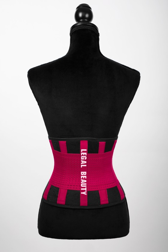 London - Sports Belt with Extra Waistband - Ruby red - XXL