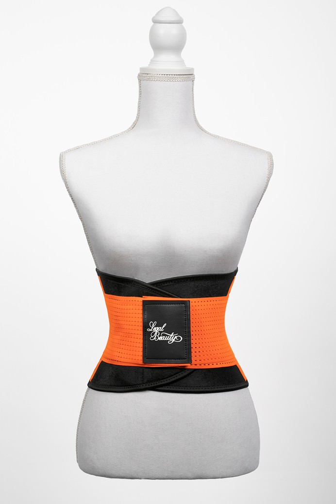 London - Sports Belt with Extra Waistband - Neon orange - M
