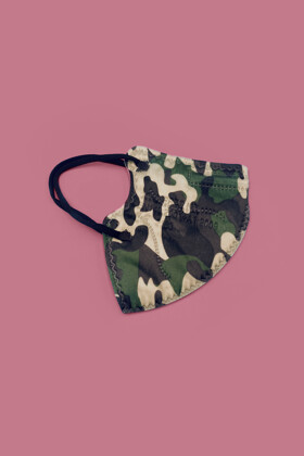 FFP2 szelep nélküli 5 rétegű arcmaszk - 5-layer face mask - Military - Gyermek