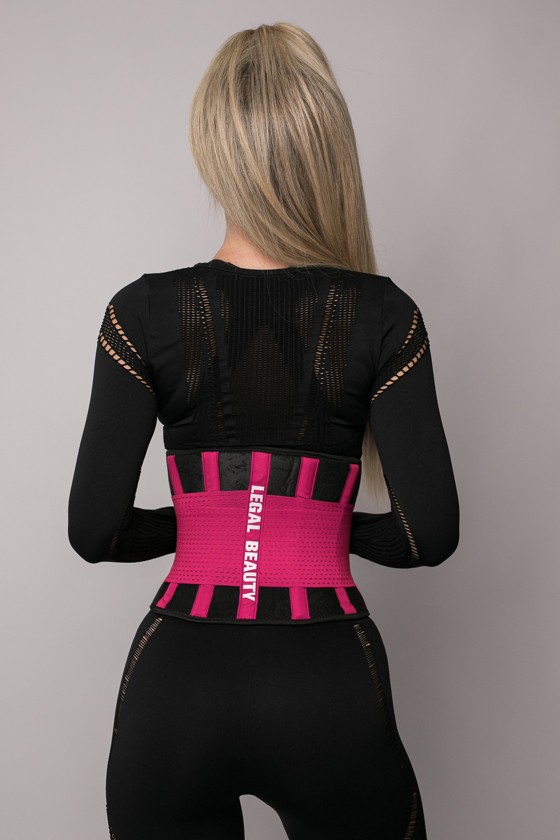 London - Sports Belt with Extra Waistband - Barby pink - L