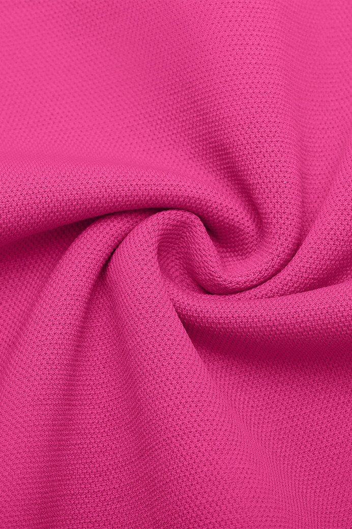 No. 48 - Hosszú ujjú felső mély dekoltázzsal - Pink - XS