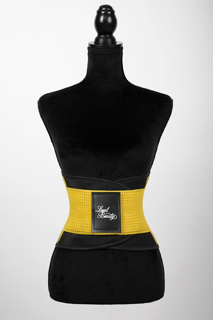 London - Sports Belt with Extra Waistband - Bumblebee yellow - XL