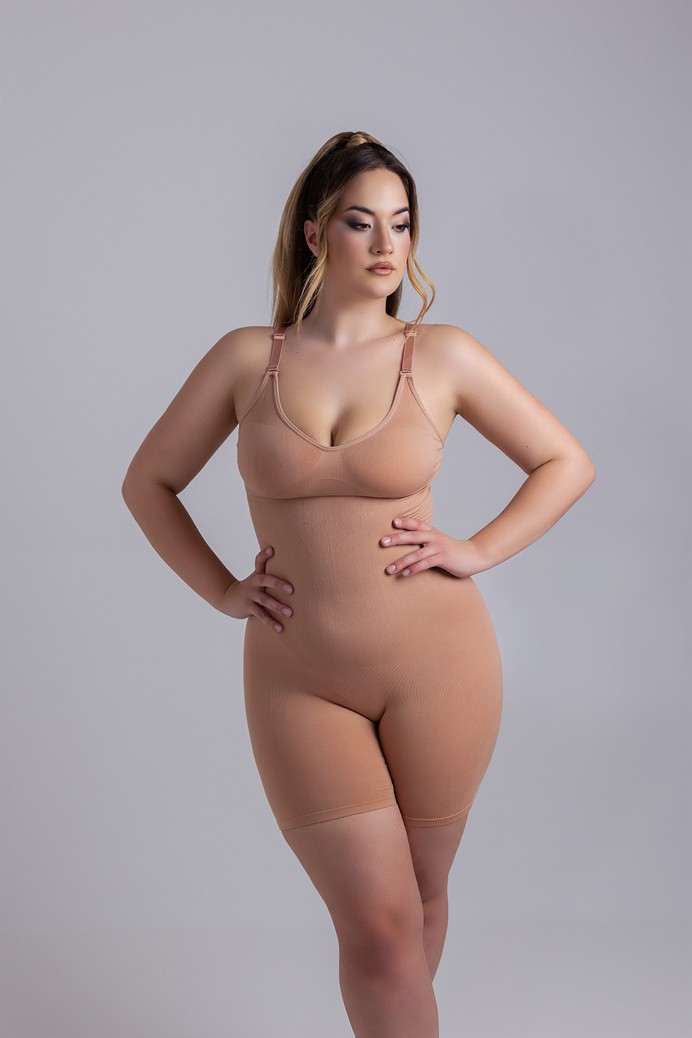 Alakformáló overál - Panty - Toffee cream - 2XL/3XL