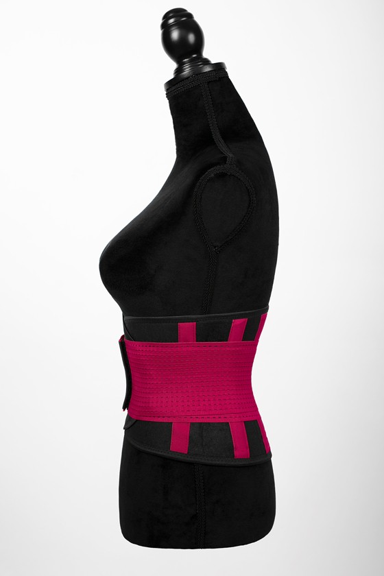 London - Sports Belt with Extra Waistband - Ruby red - M