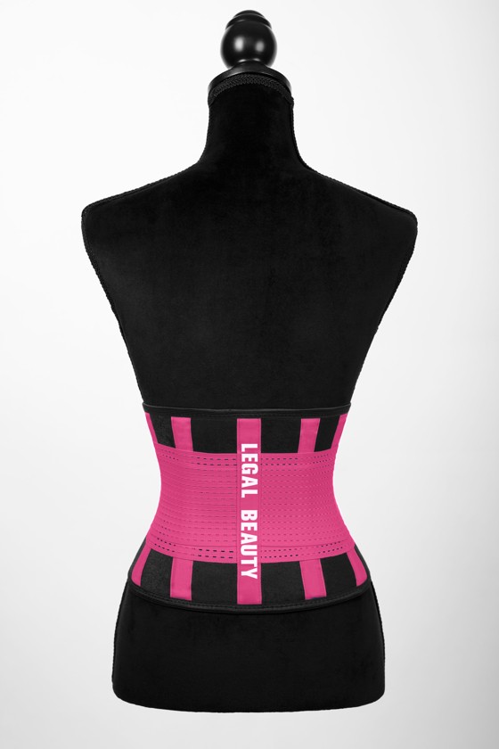 London - Sports Belt with Extra Waistband - Barby pink - L