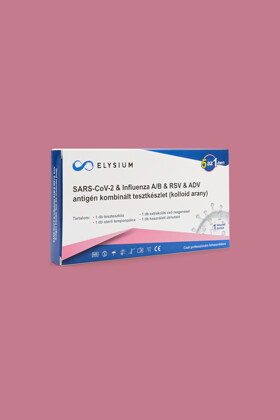 Elysium SARS-CoV-2 tesztkészlet - SARS-CoV-2 test - 1 pieces - 5 az 1-ben Covid 19 + Influenza A + Influenza B + RSV + ADV