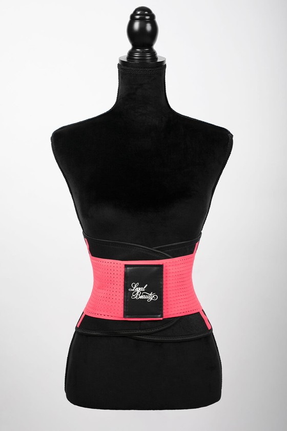 London - Sports Belt with Extra Waistband - Neon pink - XXL