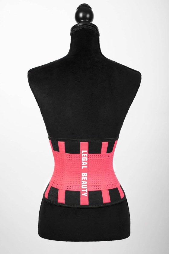 London - Sports Belt with Extra Waistband - Neon pink - XL