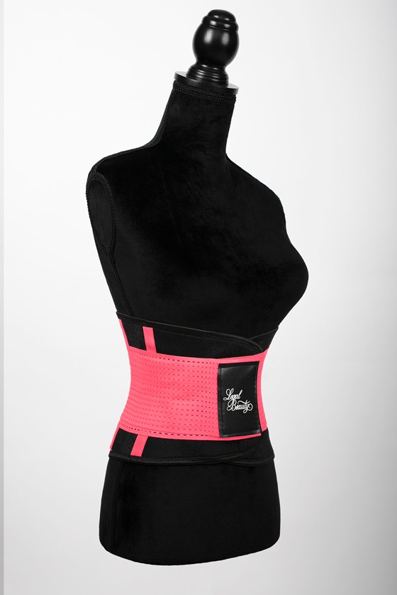 London - Sports Belt with Extra Waistband - Neon pink - L