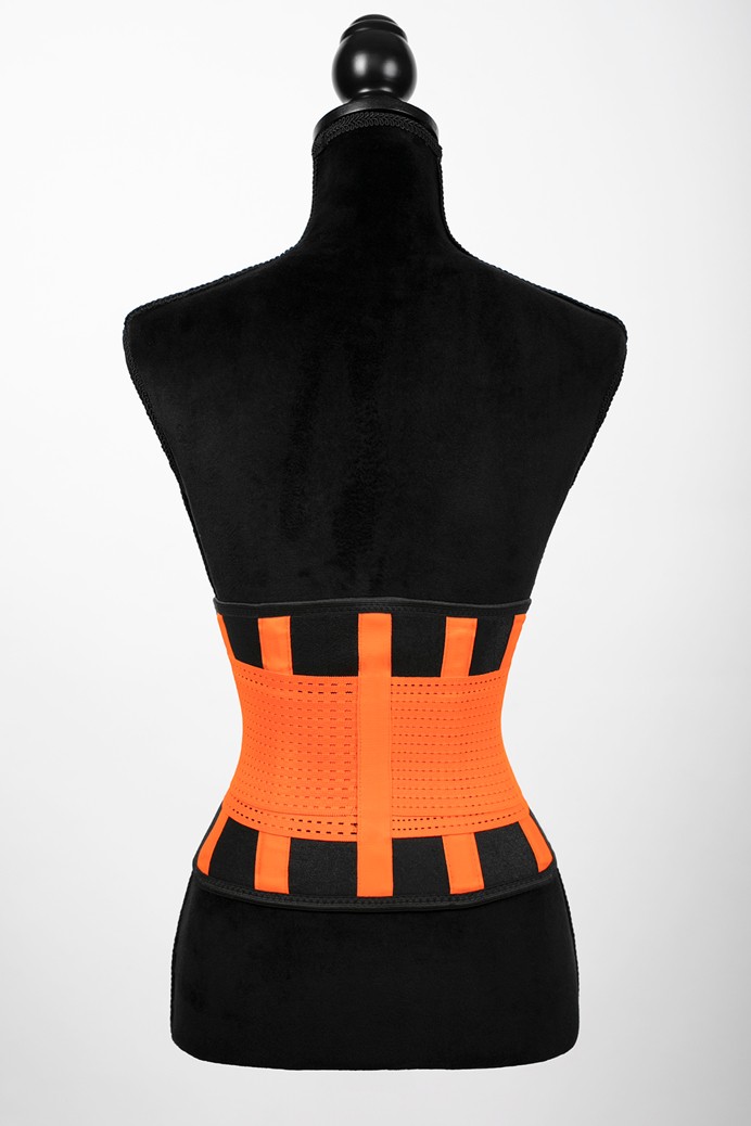 London - Sports Belt with Extra Waistband - Neon orange - XXL