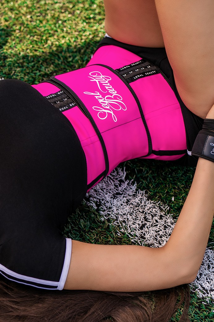 Los Angeles - Waist Trainer with Waistband - Pink - 3XS