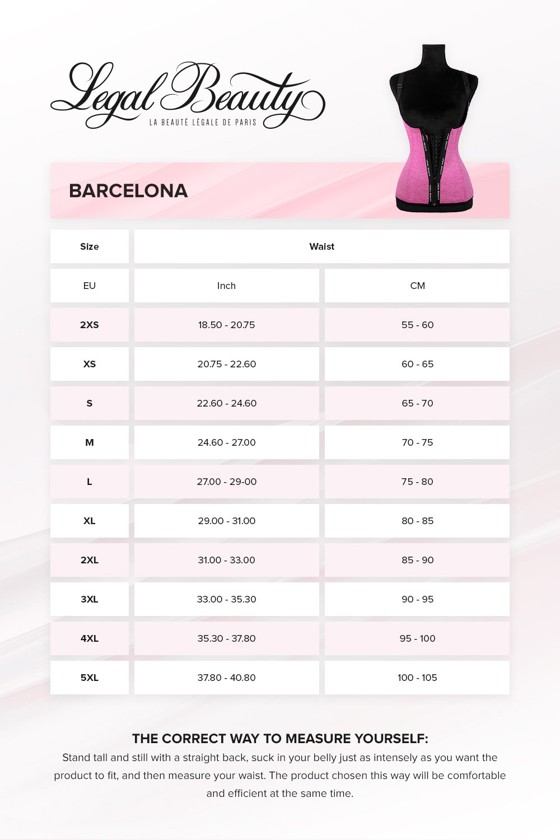 Barcelona - Zipper Neoprene Waist Trainer Vest - Bubblegum pink - XXS