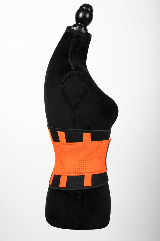 London - Sports Belt with Extra Waistband - Neon orange - XXL
