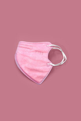 FFP2 (N95 / KN95) 5-layer children's mask - Pink - Without valve - 2 pcs - 5-layer
